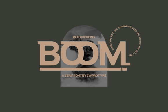 Boom: A Timeless Slab Serif Font for Modern Branding and Design