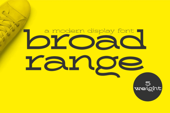 Broad Range: A Vintage Slab Serif Font for Impactful Design
