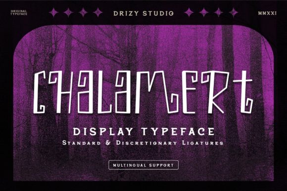 Chalamert: The Perfect Spooky Slab Serif Font for Halloween Projects