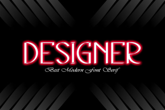 Designer: The Elegant Slab Serif Font for Creative and Stylish Projects