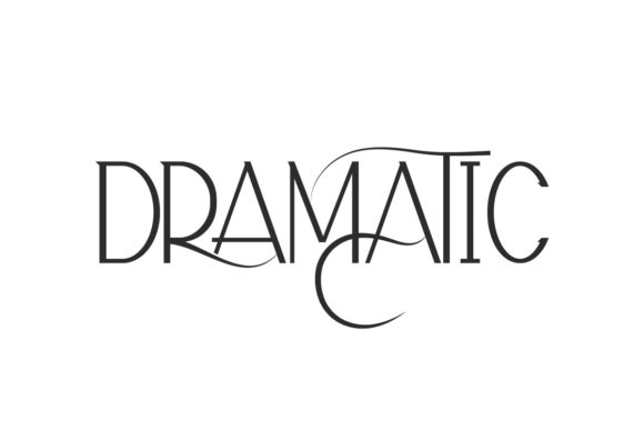 Dramatic Font: A Modern Slab Serif for Bold Design and Branding