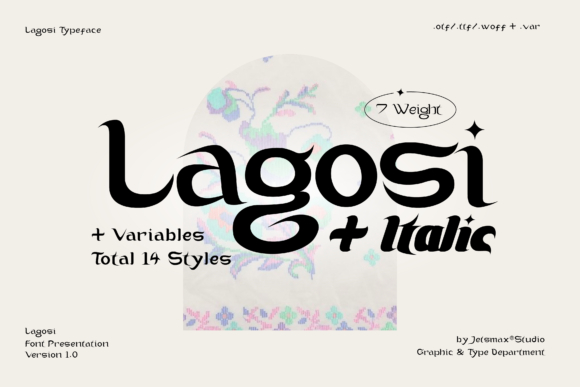 Exploring the Elegance of Lagosi: A Slab Serif Font with Cultural Roots