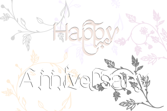 Happy Anniversary: A Playful Slab Serif Font for Creative Projects