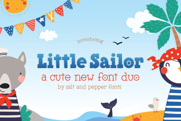 Little Sailor Duo: A Playful Slab Serif for Creative Projects