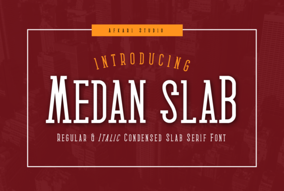 Medan Font: A Versatile Slab Serif for Modern Design