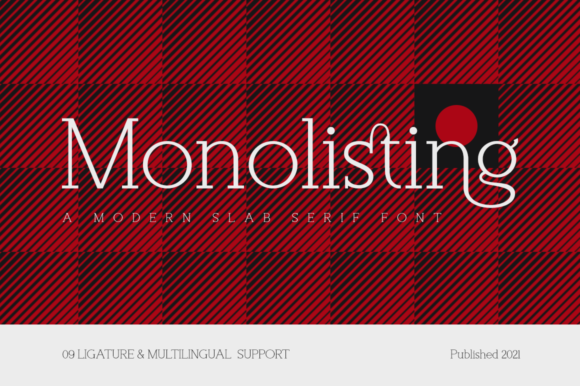 Monolisting: A Slab Serif Font That Elevates Your Design Projects