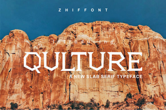 Qulture: A Bold Font for Creative Impact