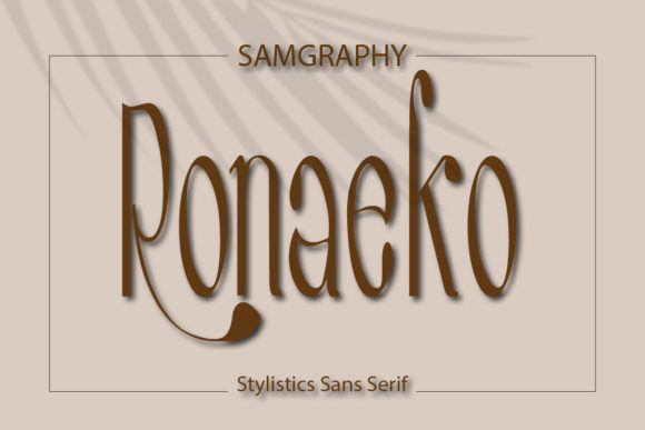 Ronaeko: A Timeless Slab Serif Font for Modern Design