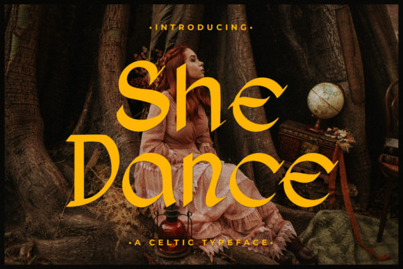 She Dance: A Versatile Font for Modern and Celtic-Inspired Design Workflows