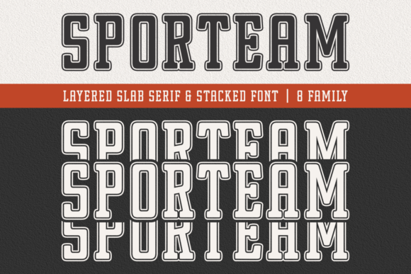 Sporteam: A Versatile Vintage Slab Serif Font for Creative Projects