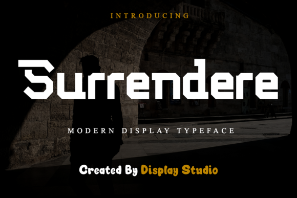 Surrendere: A Modern Slab Serif Font for Impactful Typography