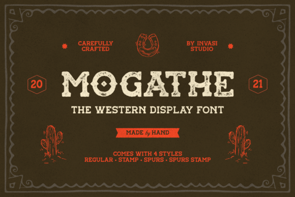 Understanding Mogathe: A Western Slab Serif Font Inspired by the Vintage West Life Era